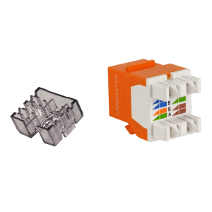 Модуль Keystone, RJ45, неэкранированный, кат.6, без шторки, 180 градусов